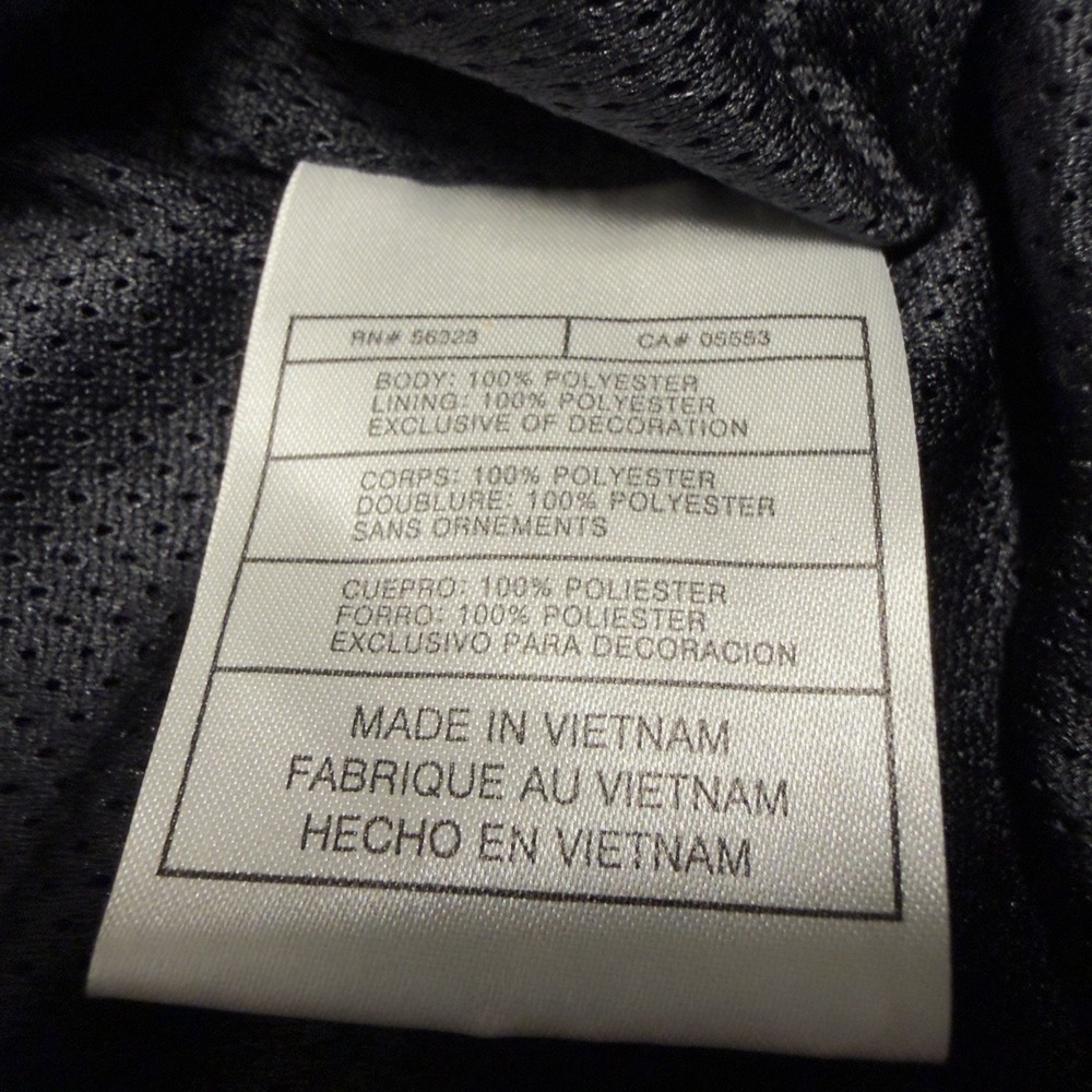 Vintage Y2K Nike Air Track Jacket Basketball Full Zip Black 2000's Men's XLT‎ - Picture 8 of 14